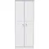 Pixel 2 Door Tall Wardrobe - White, MDF