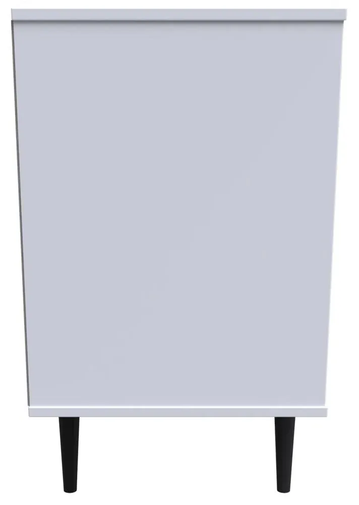 Pixel 6 Drawer Midi Chest - White, MDF