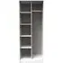 Pixel Open Shelf Bookcase - White, MDF
