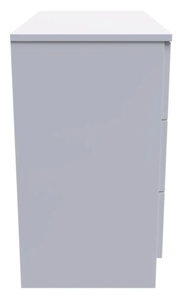 Plymouth 3 Drawer Chest - White Gloss