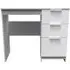 Plymouth 3 Drawer Single Dressing Table - White Gloss