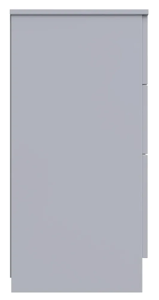 Plymouth 6 Drawer Midi Chest - White Gloss