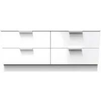 Plymouth Bed Box - White Gloss, Particle Wood