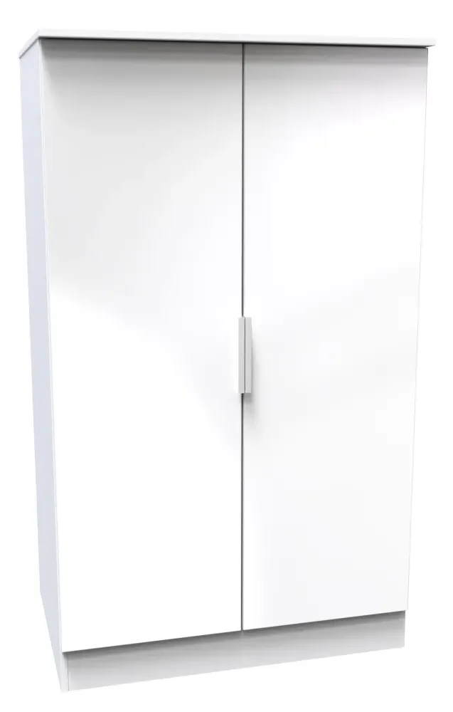 Plymouth Midi Wardrobe - White Gloss