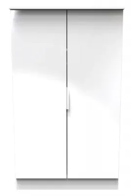 Plymouth Midi Wardrobe - White Gloss image