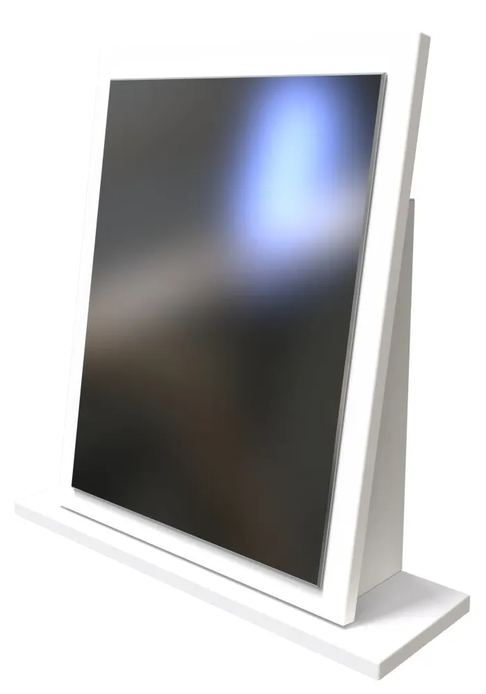 Plymouth Small Dressing Mirror - White Gloss