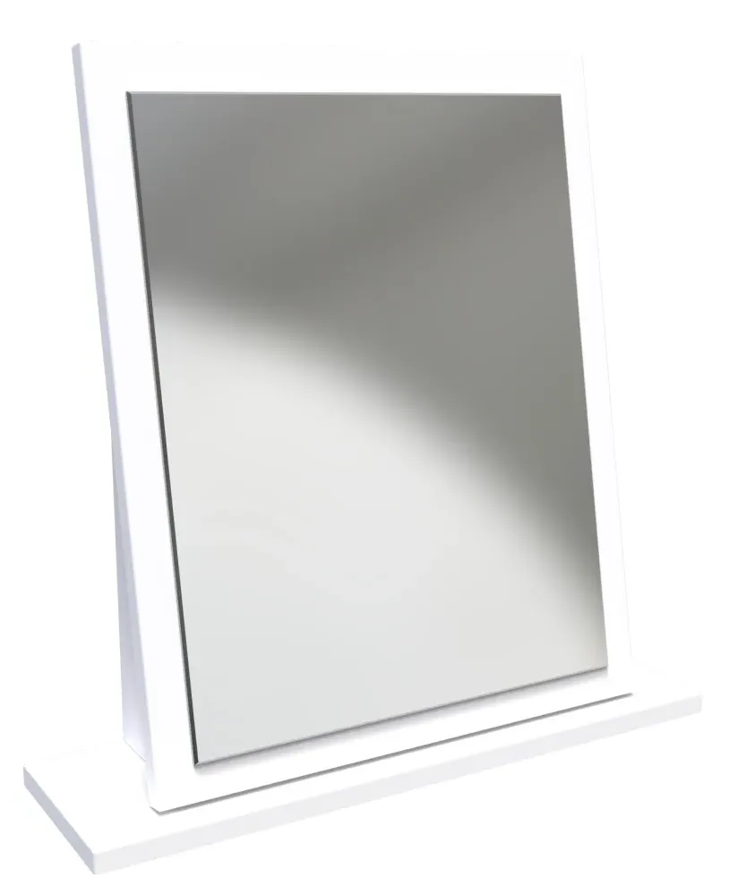 Plymouth Small Dressing Mirror - White Gloss