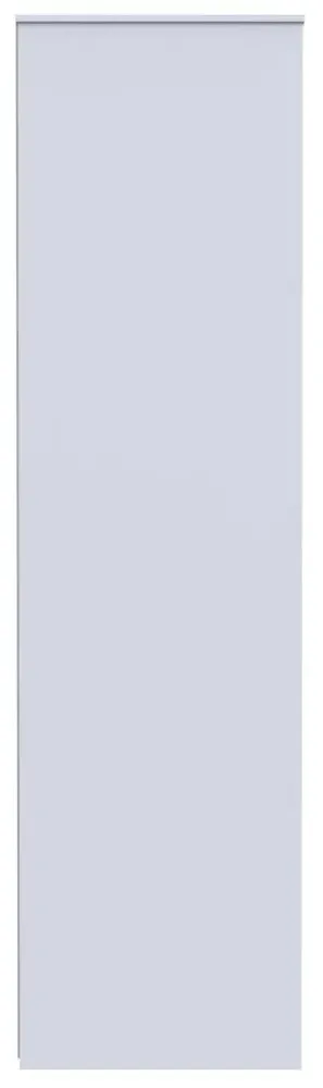 San Jose 2 Door 2 Drawer Tall Wardrobe - White, MDF