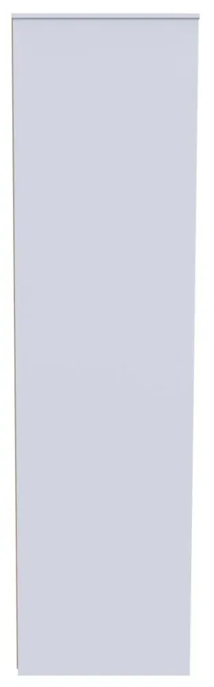 San Jose 3 Door Tall Wardrobe - White, MDF
