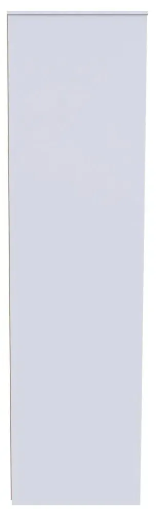 San Jose 3 Door Triple Wardrobe with 2 Drawers - White, MDF