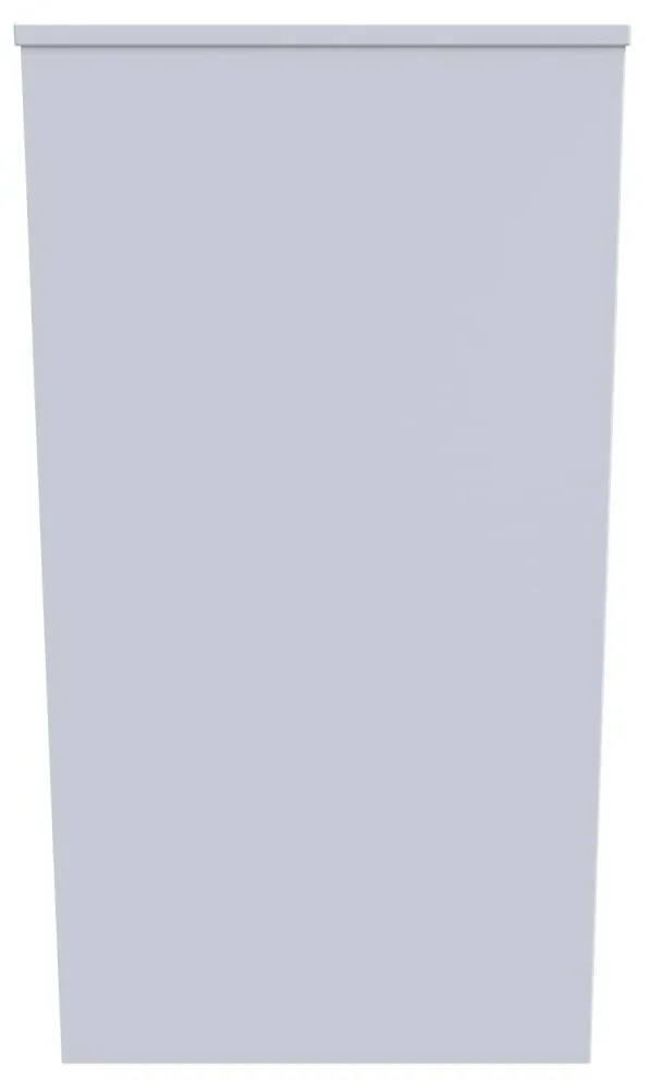 San Jose 3 Drawer Single Dressing Table - White, MDF