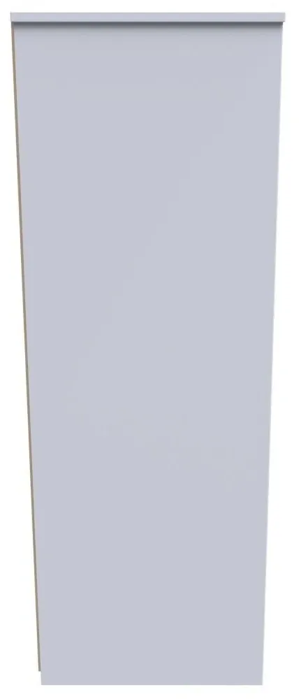 San Jose 5 Drawer Narrow Chest - White, MDF