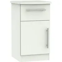 Sherwood 1 Door 1 Drawer Cabinet - Porcelain Matt