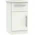 Sherwood 1 Door 1 Drawer Cabinet - Porcelain Matt