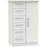 Sherwood 1 Door Midi Wardrobe - Grey