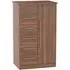 Sherwood 1 Door Midi Wardrobe - Noche Walnut