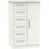 Sherwood 1 Door Midi Wardrobe - Porcelain