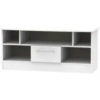 Sherwood 110cm TV Unit with Drawer - Grey