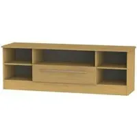 Sherwood 145cm Wide TV Unit - Oak