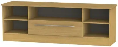 Sherwood 145cm Wide TV Unit - Oak image