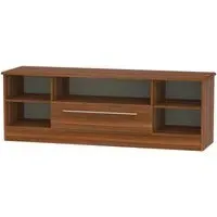 Sherwood 145cm Wide TV Unit - Walnut