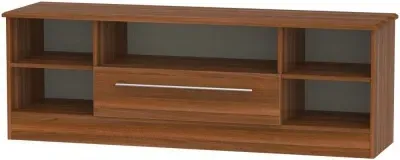Sherwood 145cm Wide TV Unit - Walnut
