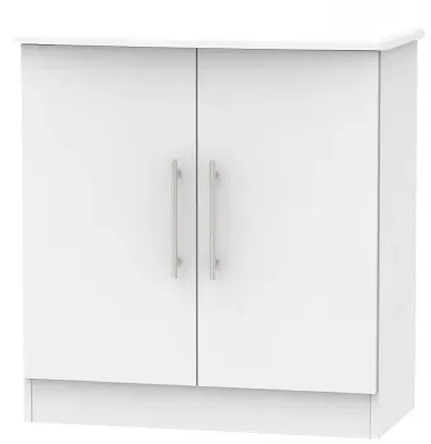 Sherwood 2 Door Hall Cabinet - Grey image