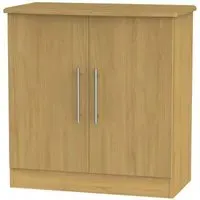 Sherwood 2 Door Hall Cabinet - Oak