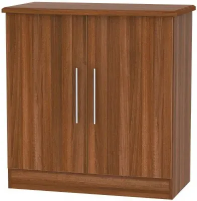 Sherwood 2 Door Hall Cabinet - Walnut