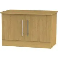 Sherwood 2 Door Low Cabinet - Oak