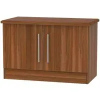 Sherwood 2 Door Low Cabinet - Walnut