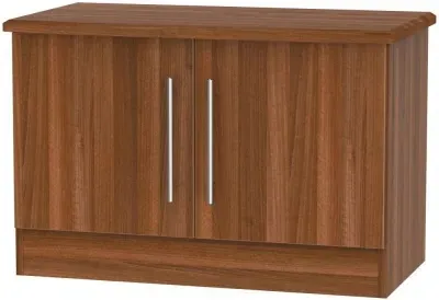 Sherwood 2 Door Low Cabinet - Walnut