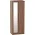 Sherwood 2 Door Tall Wardrobe with Mirror - Walnut
