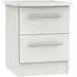 Sherwood 2 Drawer Bedside Cabinet - Grey