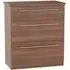 Sherwood 3 Drawer Deep Chest - Noche Walnut