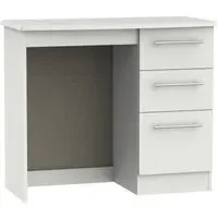 Sherwood 3 Drawer Single Dressing Table - Grey