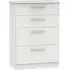 Sherwood 4 Drawer Deep Chest - Grey