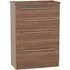 Sherwood 4 Drawer Deep Chest - Noche Walnut