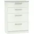 Sherwood 4 Drawer Deep Chest - Porcelain Matt