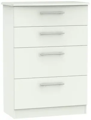 Sherwood 4 Drawer Deep Chest - Porcelain Matt image