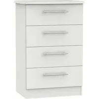Sherwood 4 Drawer Midi Chest - Grey