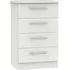 Sherwood 4 Drawer Midi Chest - Grey