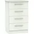 Sherwood 4 Drawer Midi Chest - Porcelain