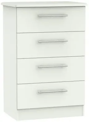Sherwood 4 Drawer Midi Chest - Porcelain