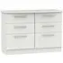 Sherwood 6 Drawer Midi Chest - Grey