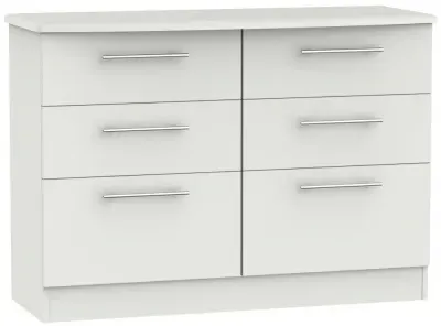 Sherwood 6 Drawer Midi Chest - Grey image