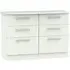 Sherwood 6 Drawer Midi Chest - Porcelain Matt