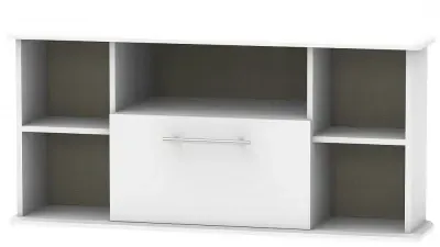 Sherwood Corner TV Unit with Drawer - Grey