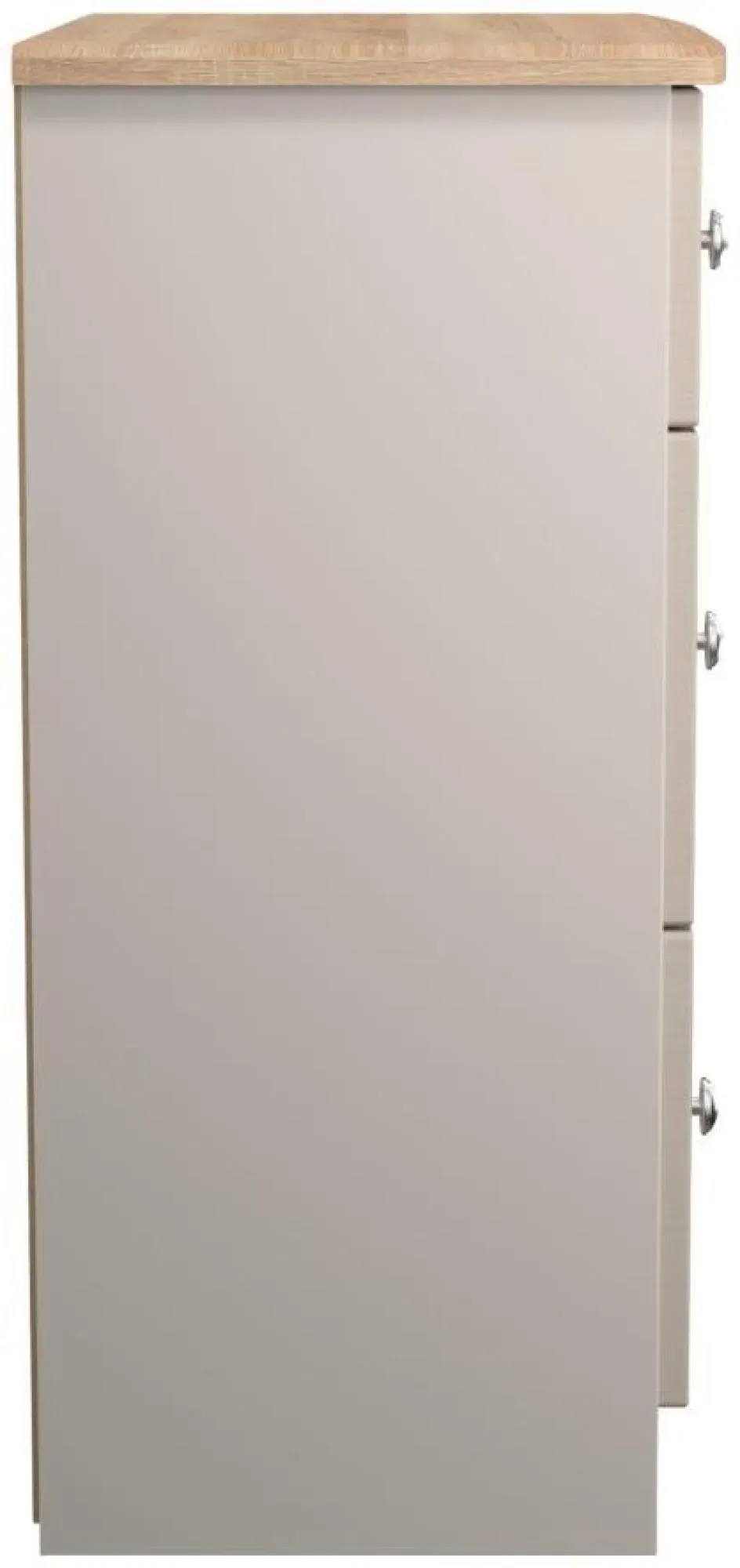 Sussex 3 Drawer Deep Chest - Cashmere, Oak