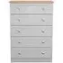 Sussex 5 Drawer Chest - Grey, Oak